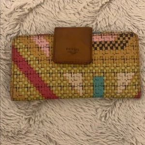 Multi color Fossil wallet